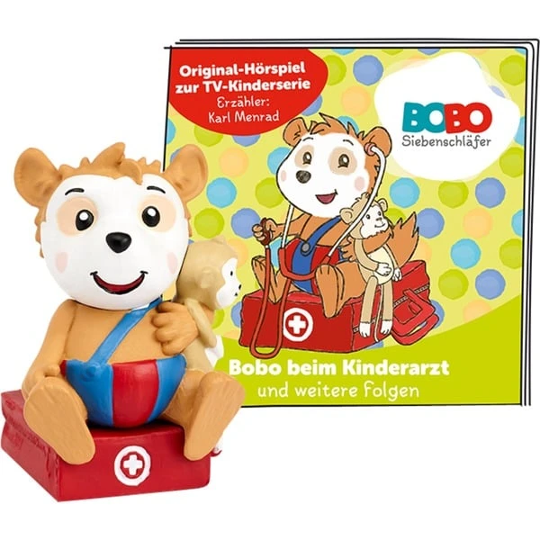 Tonies Bobo Beim Kinderarzt Und Weitere Geschichten, Spielfigur 3 Tonies Bobo Beim Kinderarzt Und Weitere Geschichten, Spielfigur